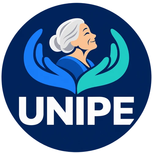 Logo de UNIPE, instituto de cuidado al adulto mayor